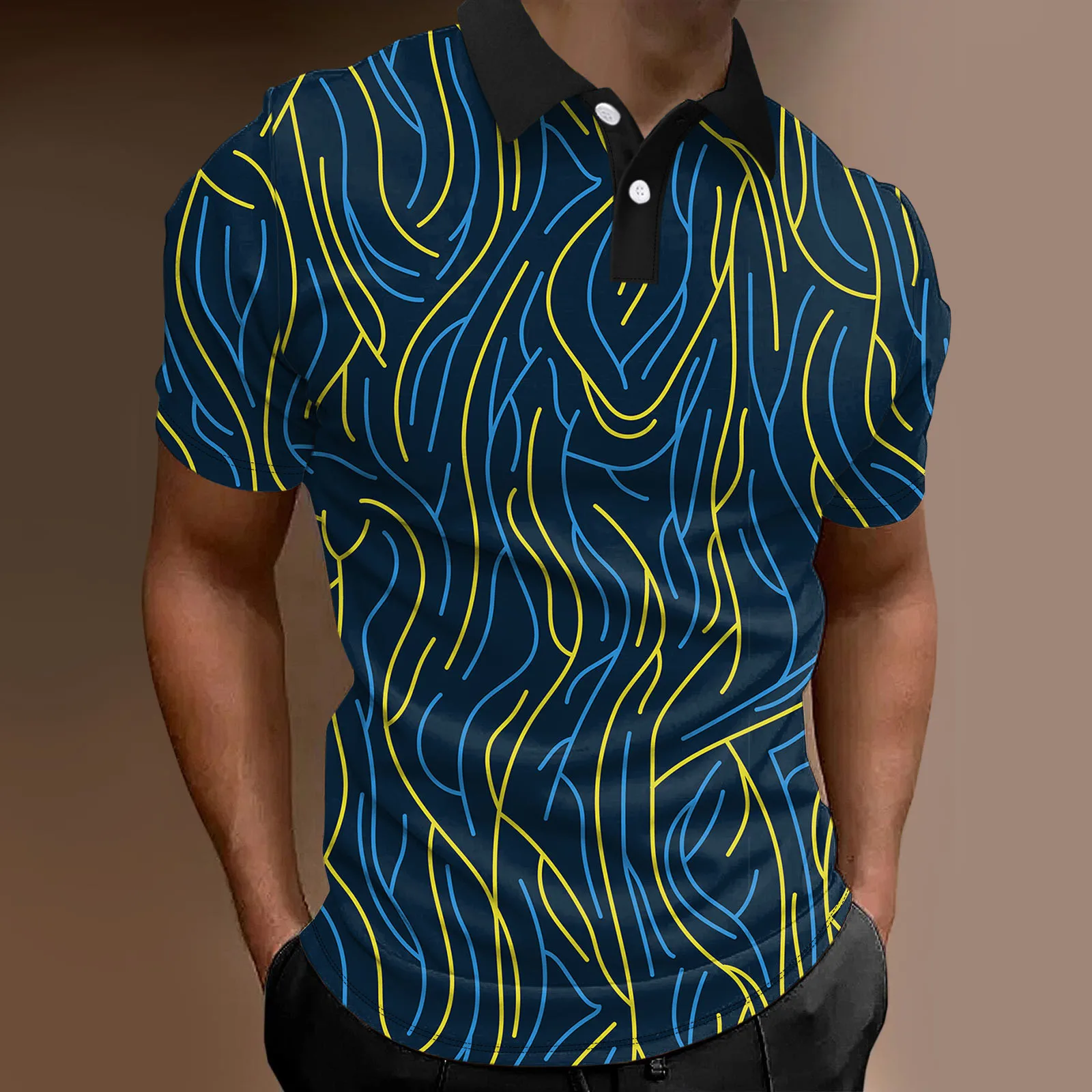 

Wine T Shirt Men Fashion Spring Summer Casual Short Sleeve Turndown Neck Printed T Shirts Top Blouse T Shirt Dress