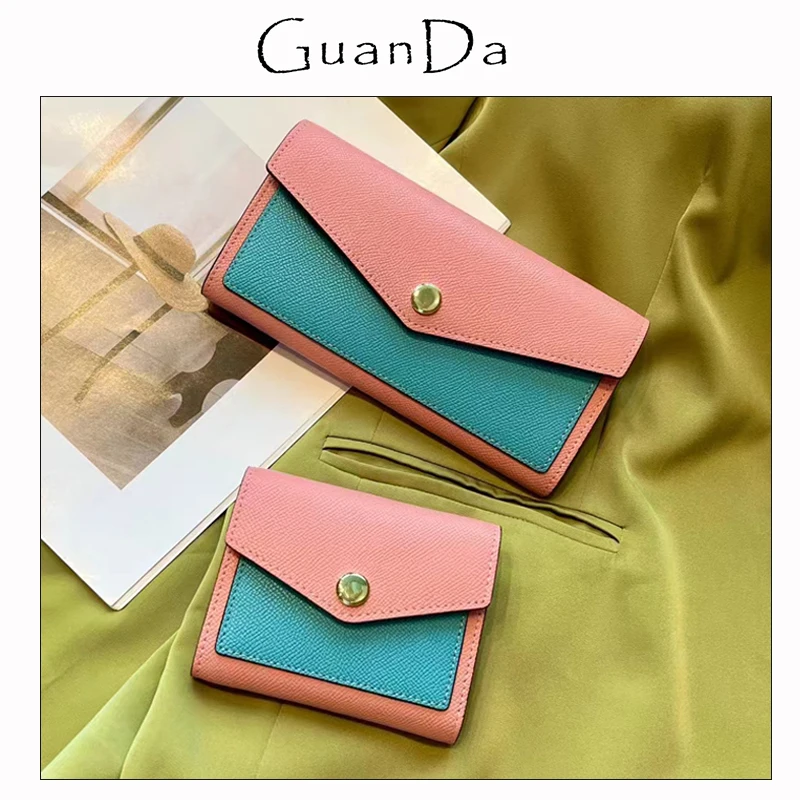 

Large Capacity Luxury Women's Wallet EPI Saffiano Leather Long Female Clutch Purse Envelope Designer Card Holder Short Money Bag