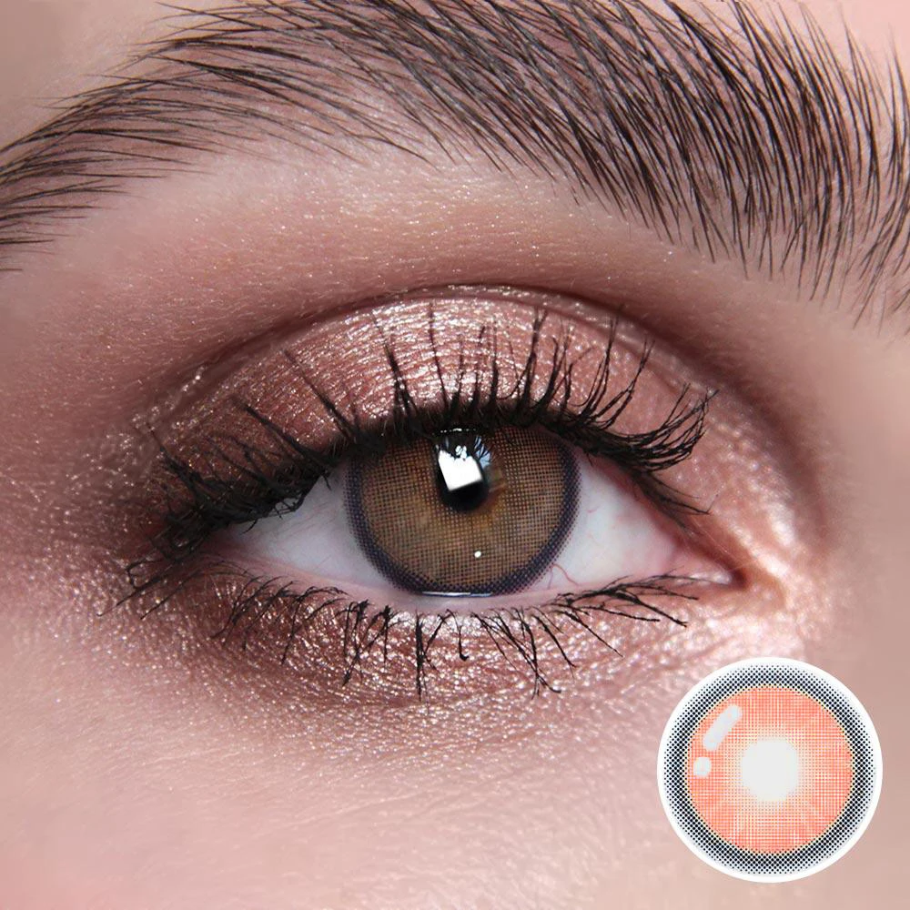 

2Pieces Colored Contact Lenses Bueatiful Pupil Color Circle Lens for Eyes Prescription Yearly Neala Coloured Contacts