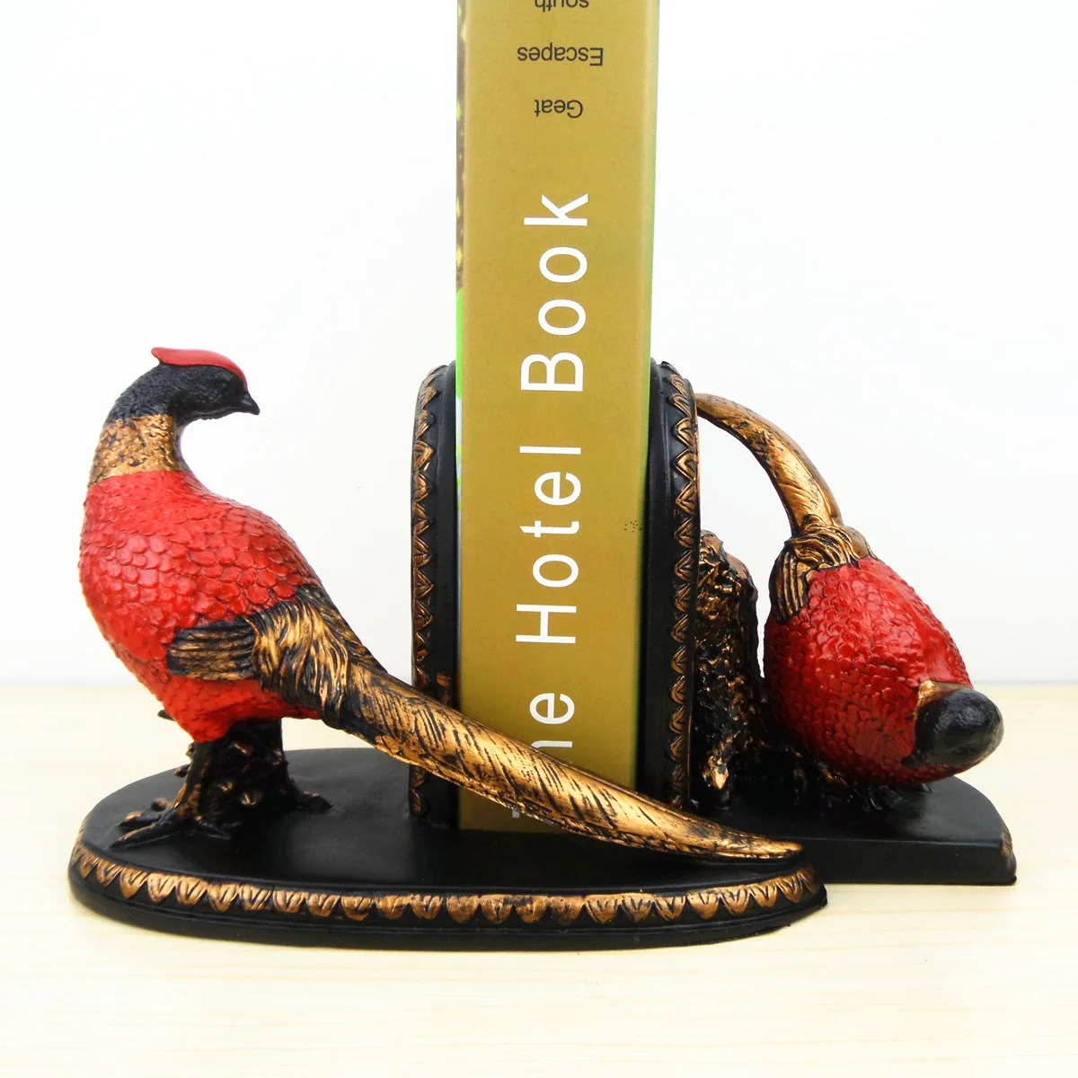 Creative Acacia Bird Book Depends on American Home Accessories, Study, Bookcase, Resin Crafts, Bookstand