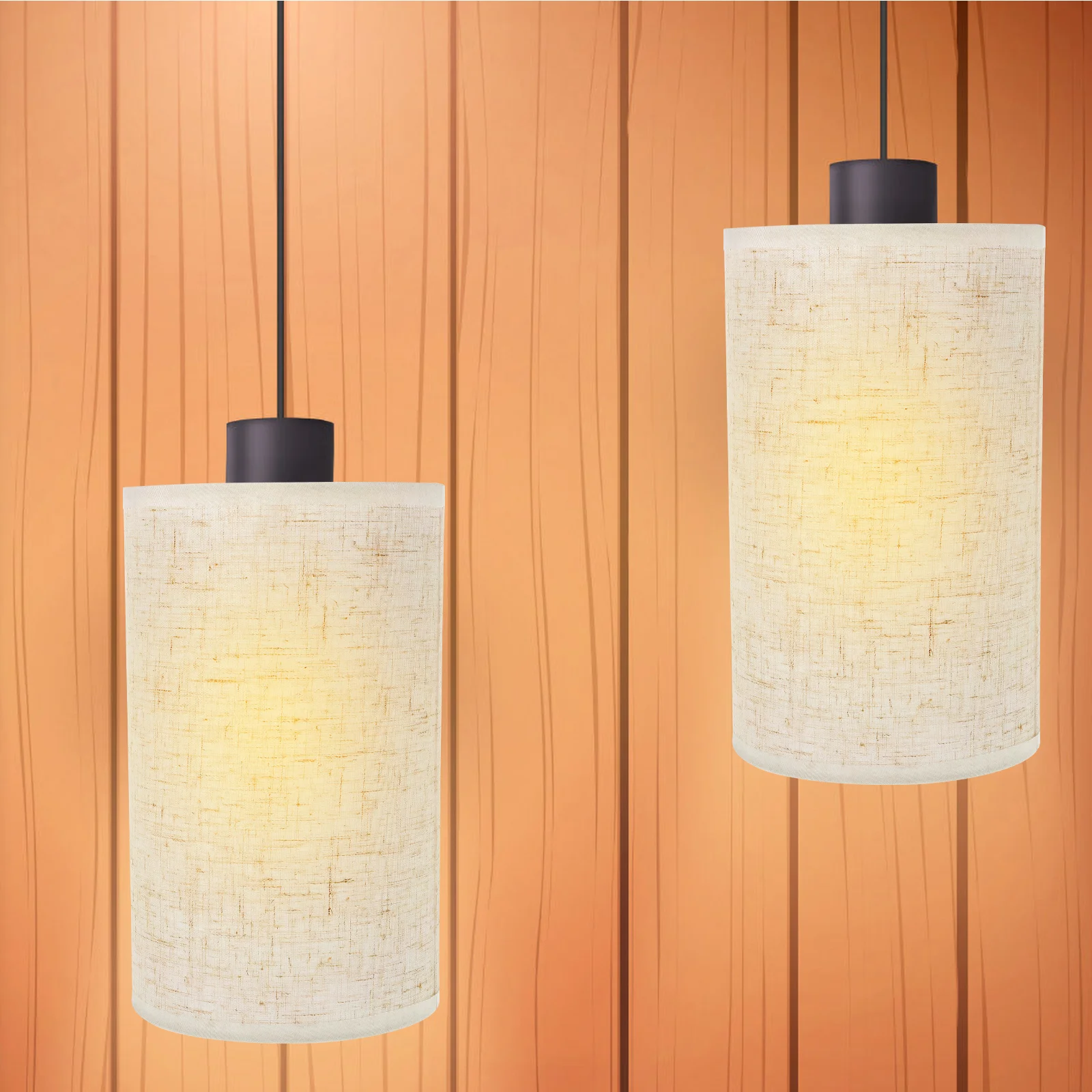 

Table Lamp Pendant Shade Retro Style Lampshade Wall Light Accessory Cover Small Vintage Chandelier