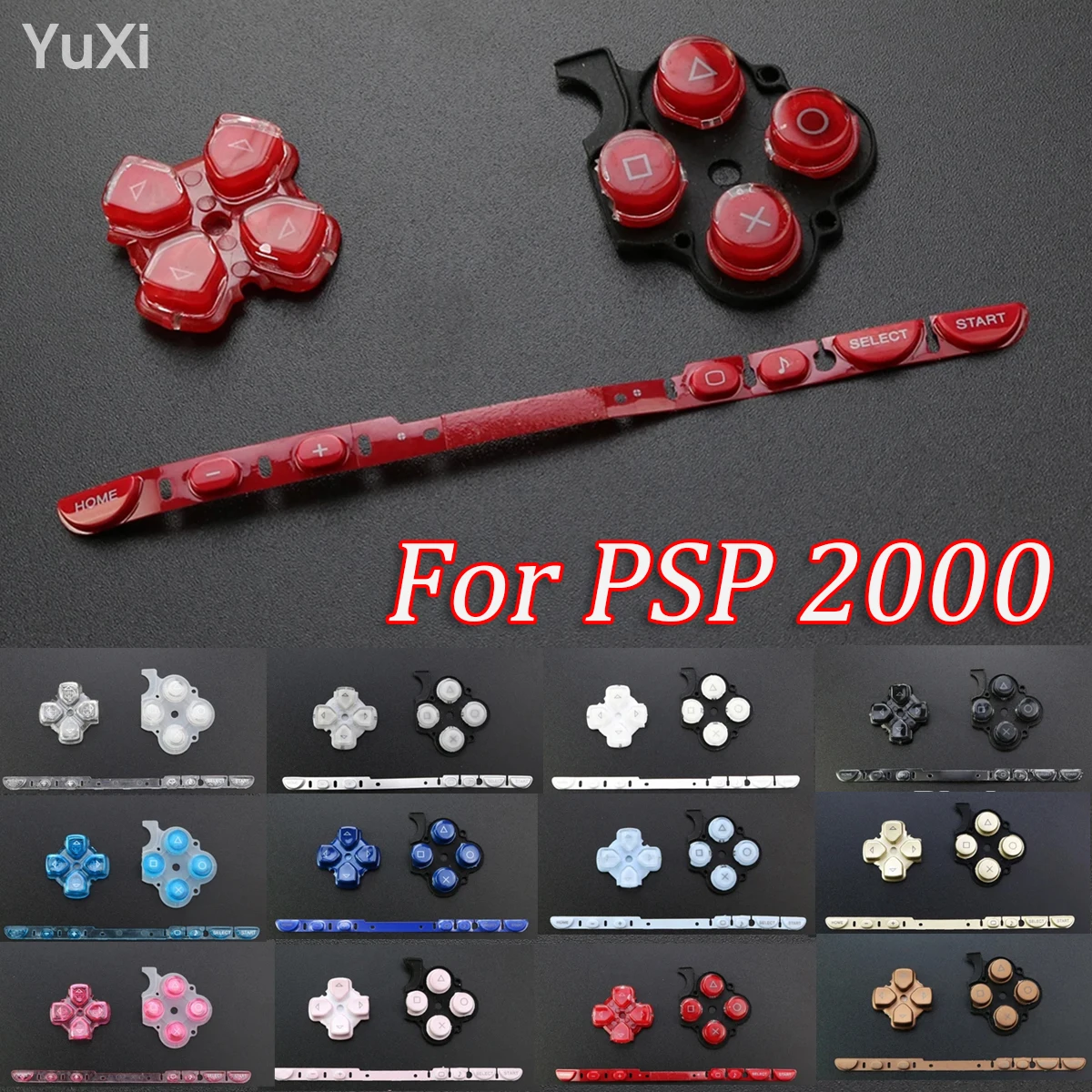 Набор кнопок YuXi для PSP 2000 домашний запуск D-pad регулятор громкости направления
