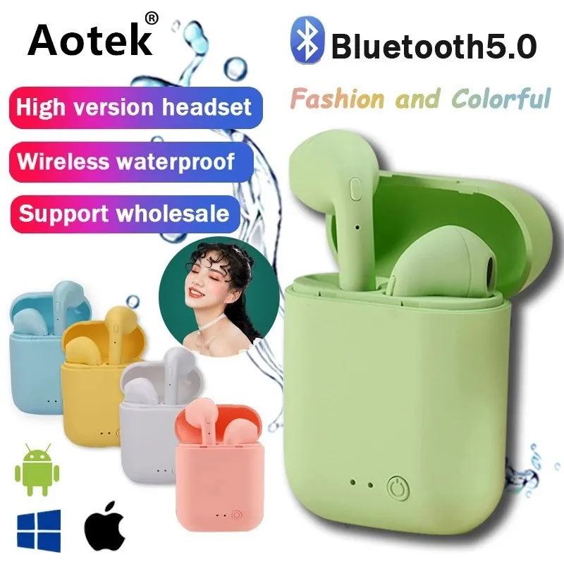 

Mini2 TWS Wireless Bluetooth Earphones Mini Macaron Earbuds Sport Handsfree Headsets With Mic Charging Box For iPhone Xiaomi