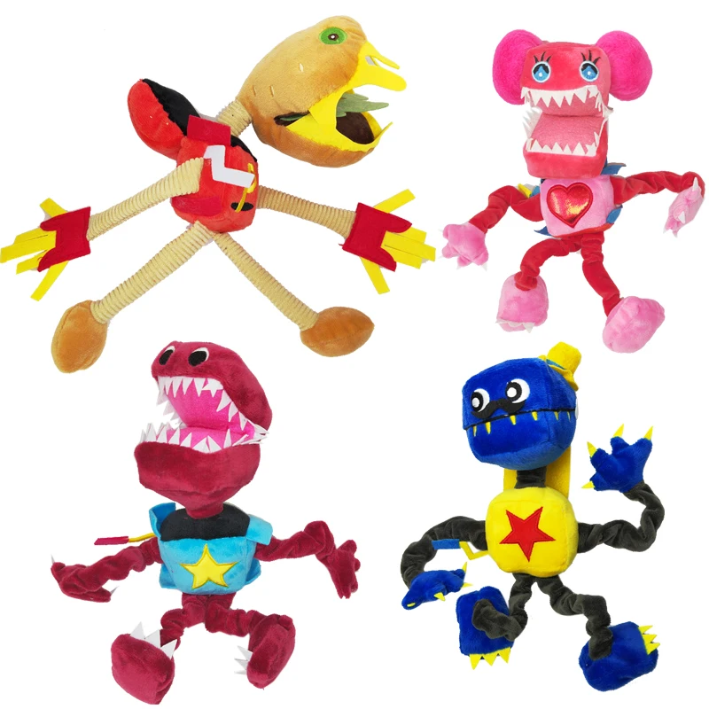 Boxy Boo Игрушка мультфильм Периферийные куклы Красный робот Наполненный плюшевый подарочный набор на праздник