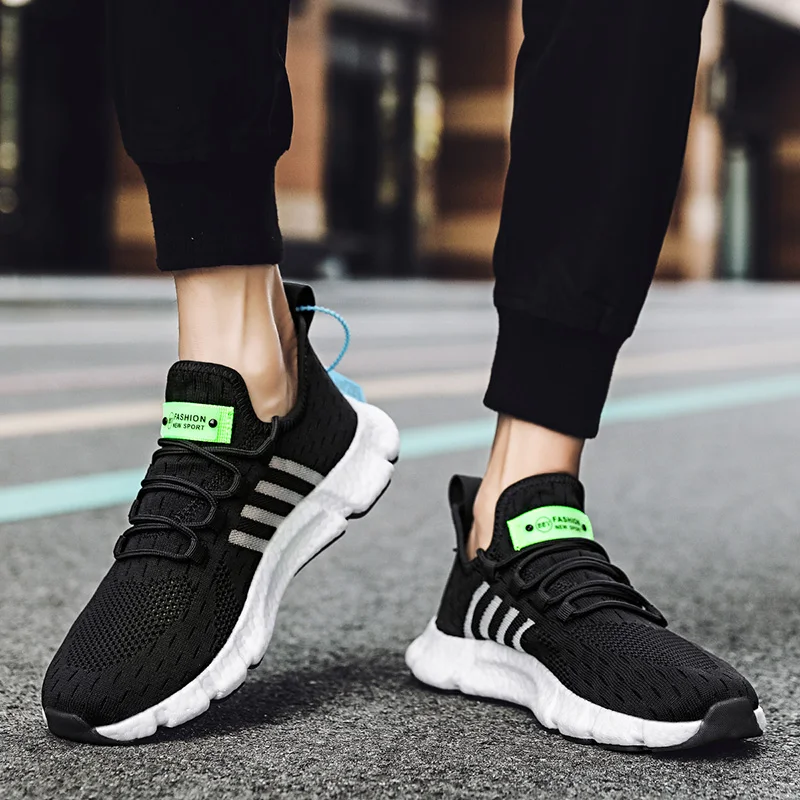 YOROUUP Brand Sneakers Men Fashion Breathable Sports Shoes 2023 Outdoor Light Running Shoes Male Comfortable Tennis Sneakers Man