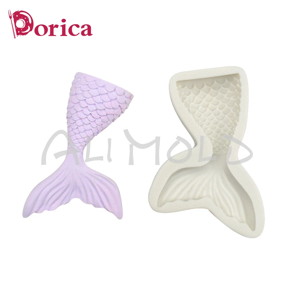 

Силиконовая форма «хвост русалки» для украшения тортов