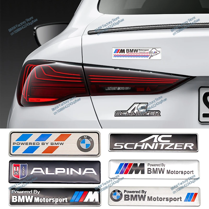 3D алюминиевая эмблема значок на задний багажник наклейка крыло кузов