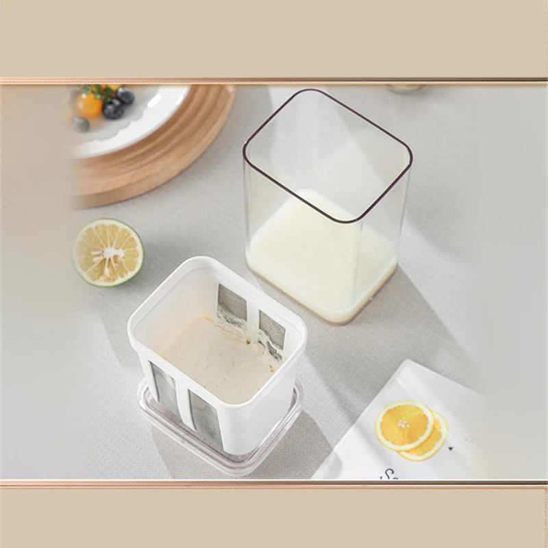 Сертифицированный контейнер LFGB для фильтрации йогурта