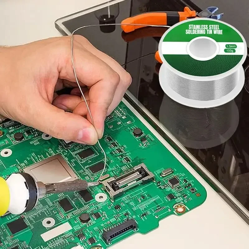 Лёгкая плавкая паяльная проволока для низких температур 20/500 г металлические