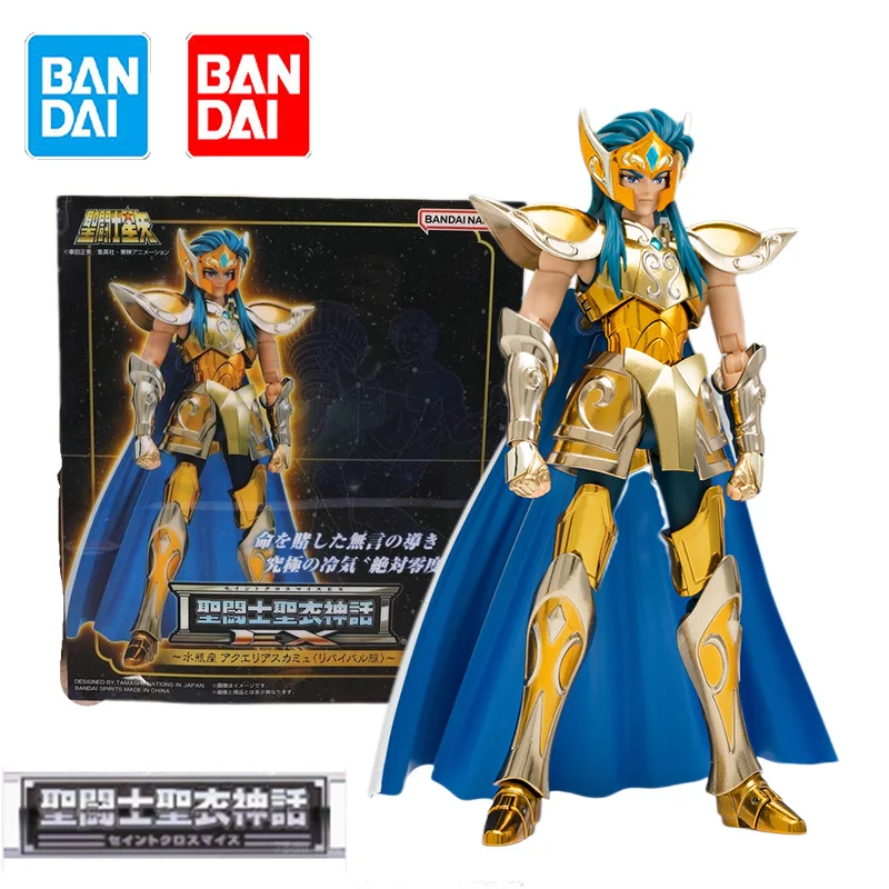 

In Stock Bandai Saint Cloth Myth EX Aquarius Kamus Camus Be Reborn Edition Gold Saint Anime Action Fighter Finished Model toy