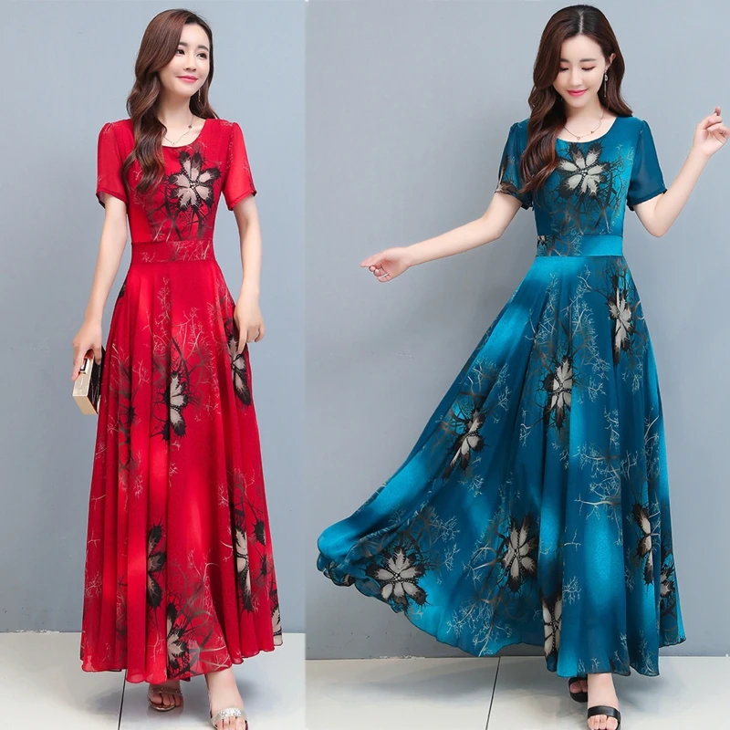 

Дышащее женское платье с коротким рукавом, свободное платье в стиле бохо, вечернее платье, Прямая поставка