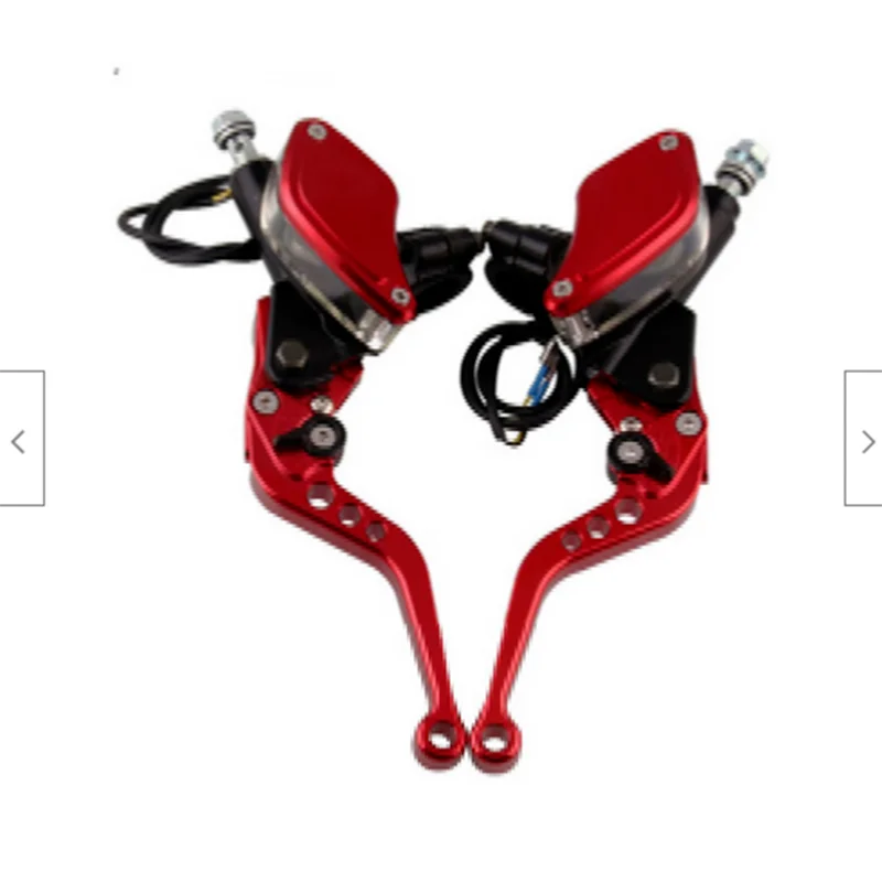

Motorcycle Master Cylinder Reservoir Brake Clutch Hydraulic Levers 7/8in pair