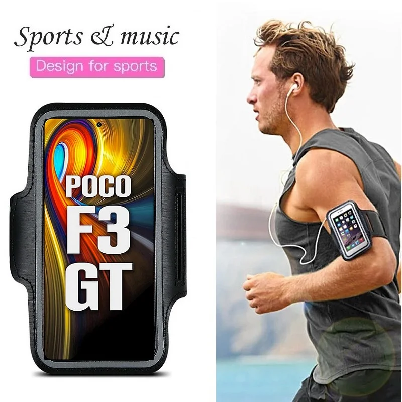

Sports Phone Case for Running on Hand for Poco F3 GT Case Bracelets Holder for Phone Arm Band Case for Poco F3 GT