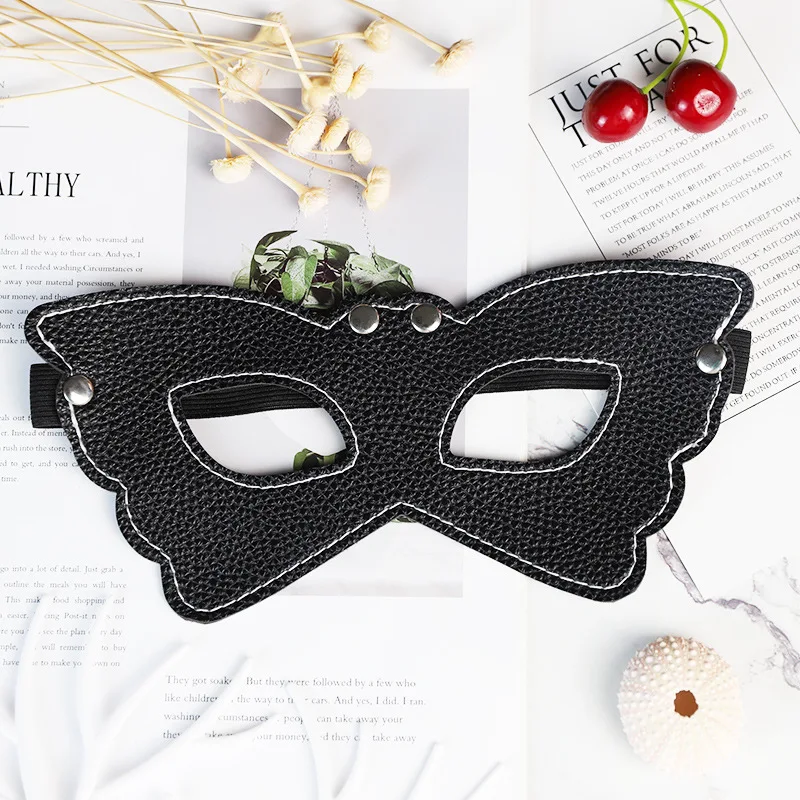 

Sexy Eye Mask PU Leather Fashion Party Flirting Role Playing Half Mask Women's Alternative Toys