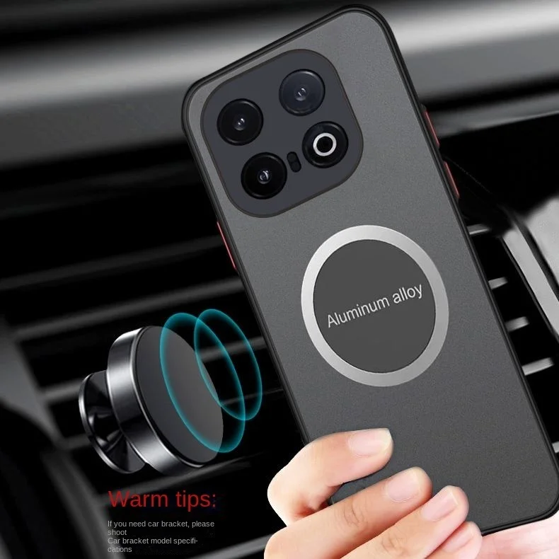 Чехол Fo Iqoo13 для магнитных чехлов Magsafe защита от падения камеры акрил и ТПУ матовый