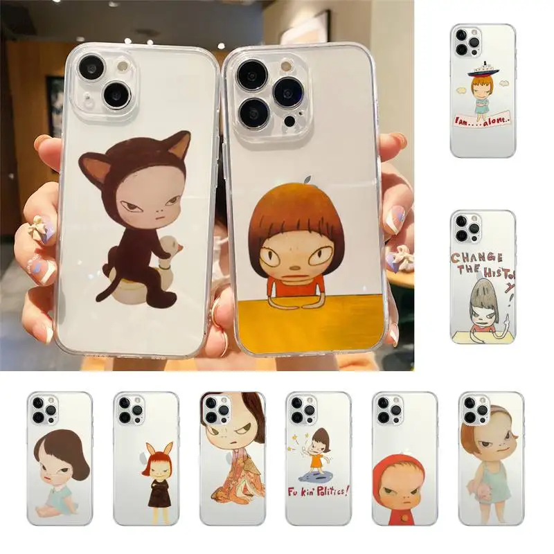 

Yoshitomo Nara Phone Case For Iphone 7 8 Plus X Xr Xs 11 12 13 Se2020 Mini 14 Promax Case