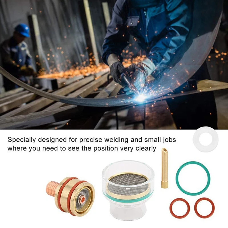 Комплект расходных материалов для газа TIG сварочная горелка с белым пластиковым