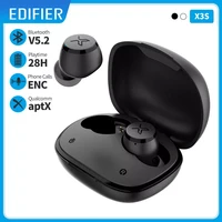 edifier x3s tws wireless bluetooth earphone bluetooth 5 2 qualcomm aptx game mode 28hrs playtime ip55 rated dust and water