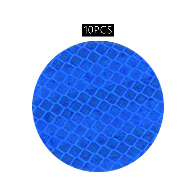 

10 шт. круглые светоотражающие наклейки для мотоцикла, предупреждающие знаки безопасности, велосипедные наклейки для автомобиля/мотоцикла/велосипеда, хвоста, 5 см, водонепроницаемые