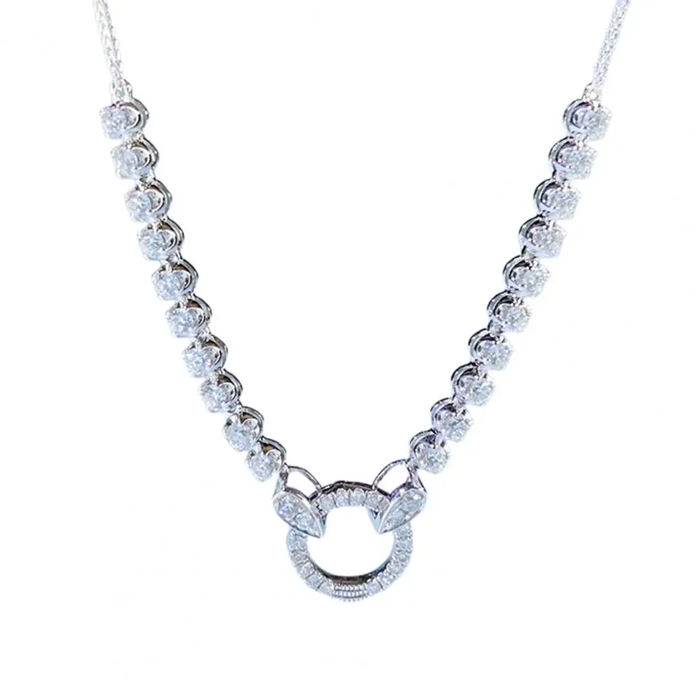 

Female Stylish Adjustable Geometric Necklace Jewelry Women Necklace Round Jewelry Gifts