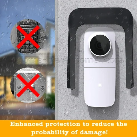 Пластиковый водонепроницаемый чехол для дверного звонка Doorbell Rain Cover