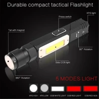 10000lm led work light porable tail magnet flashlight cob led lamp usb rechargeable ultra bright waterproof energy saving