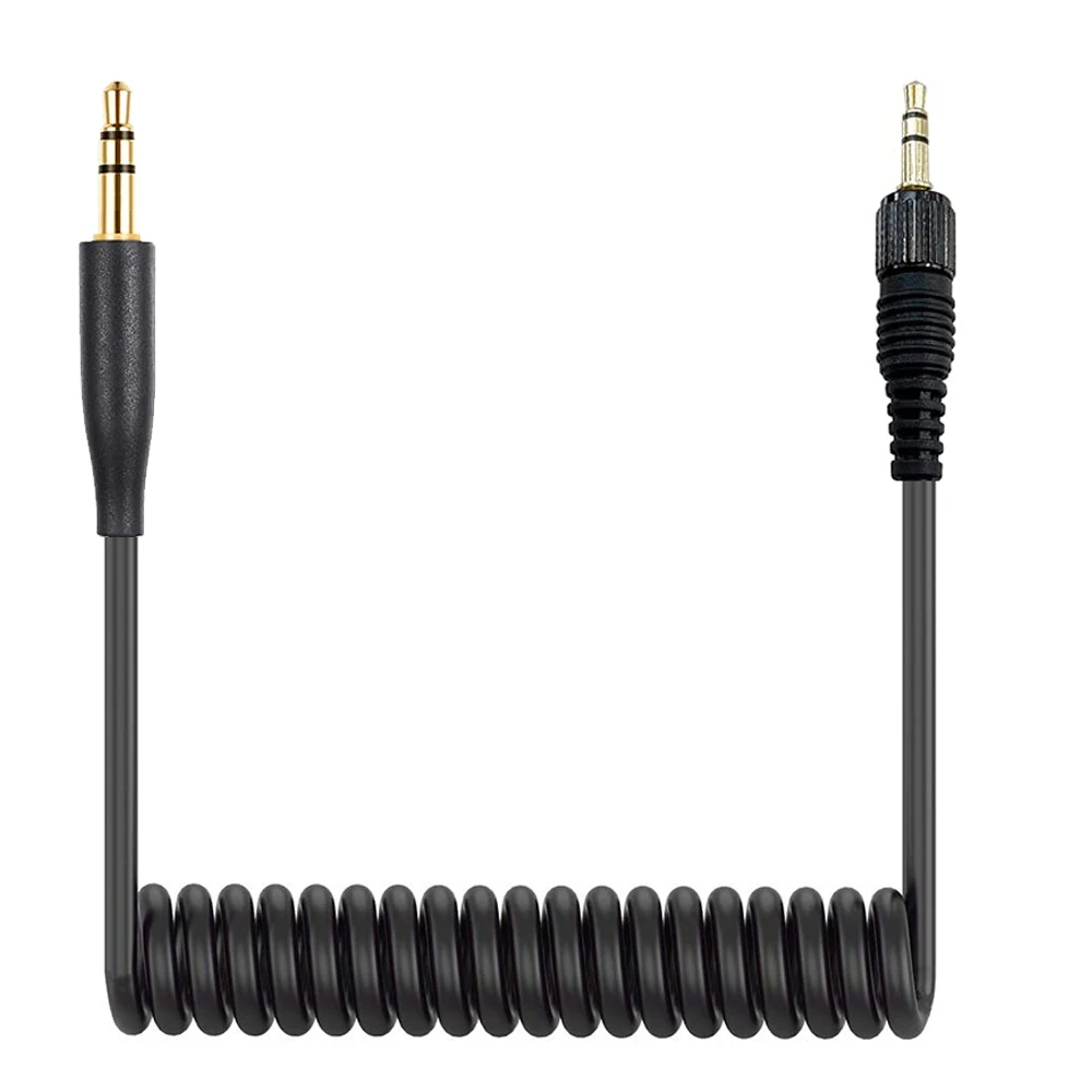 

Replacement Locking 3.5mm TRS Spring Cable For Sony UWP-V1 UWP-D11 UWP-D21 Wireless Output Microphone Audio Receiver Phone