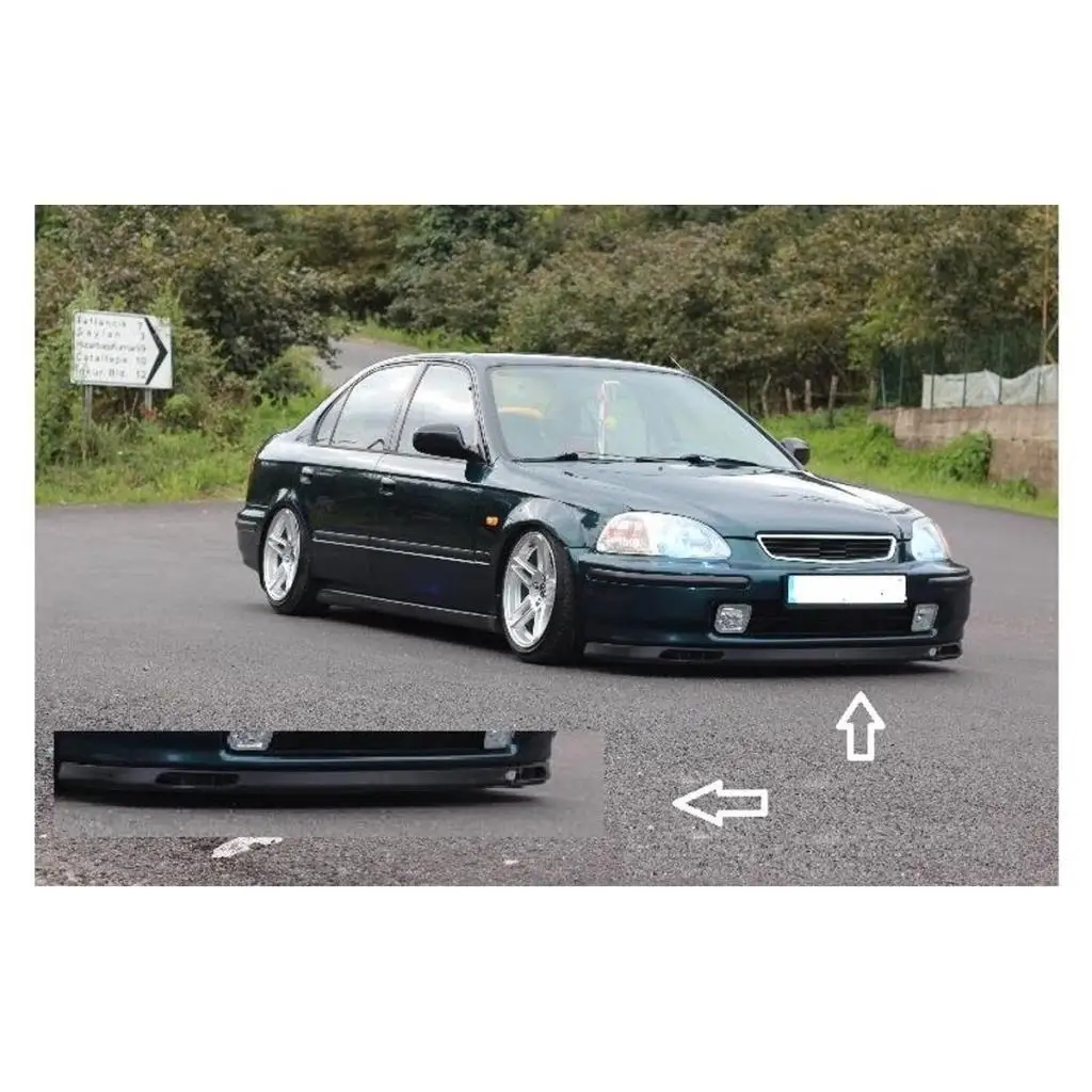 Передний спойлер модели Laguna для Honda Civic передний бампер Европейский губа