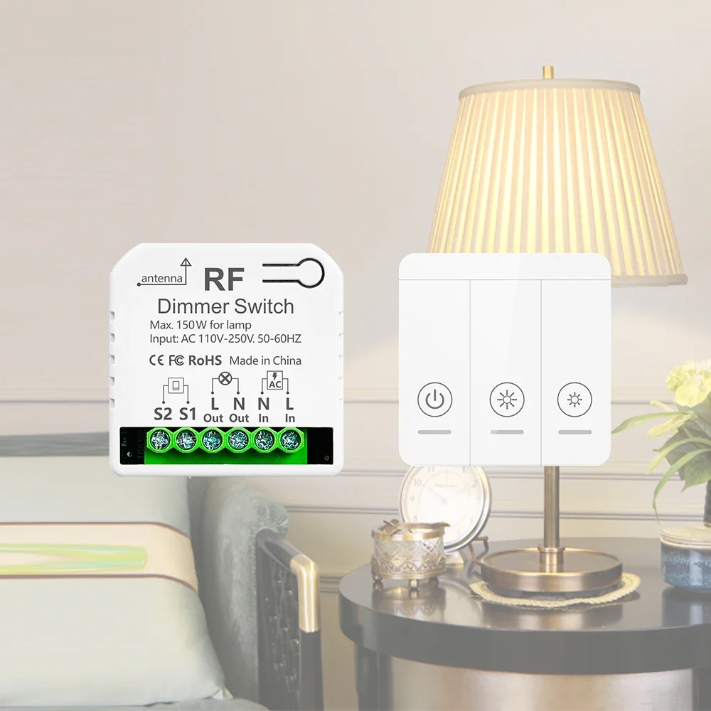 Беспроводной диммер 110-220В RF433 для освещения