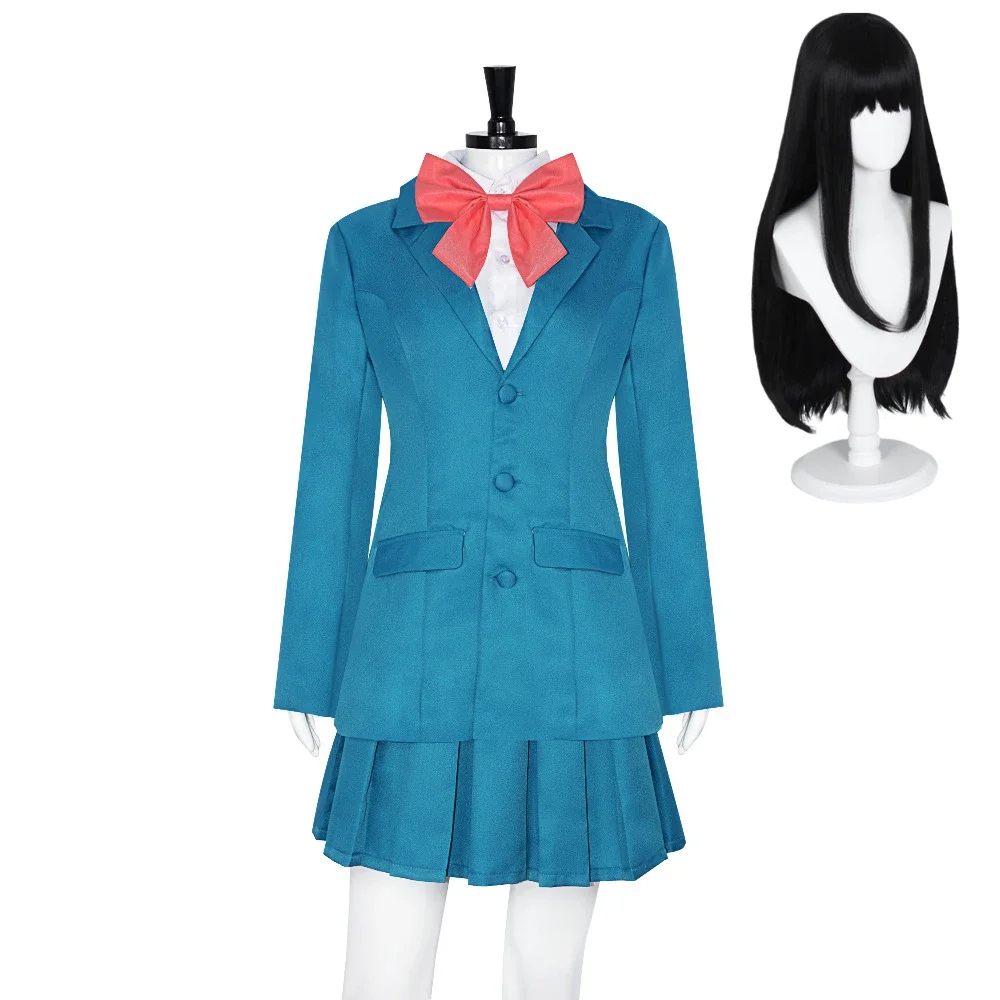 Аниме Kimi ni Todoke Косплей Костюм Kuronuma Sawako Маскировка JK Школьная форма Женские