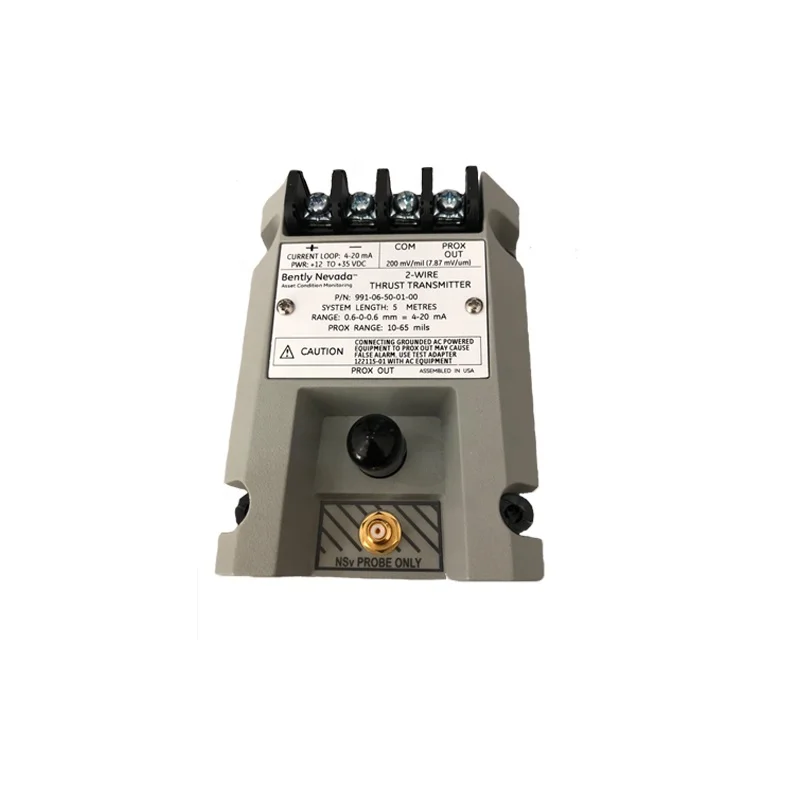 

Bently nevada vibration transmitter 991-06-50-01-00 2-wire thrust transmitter
