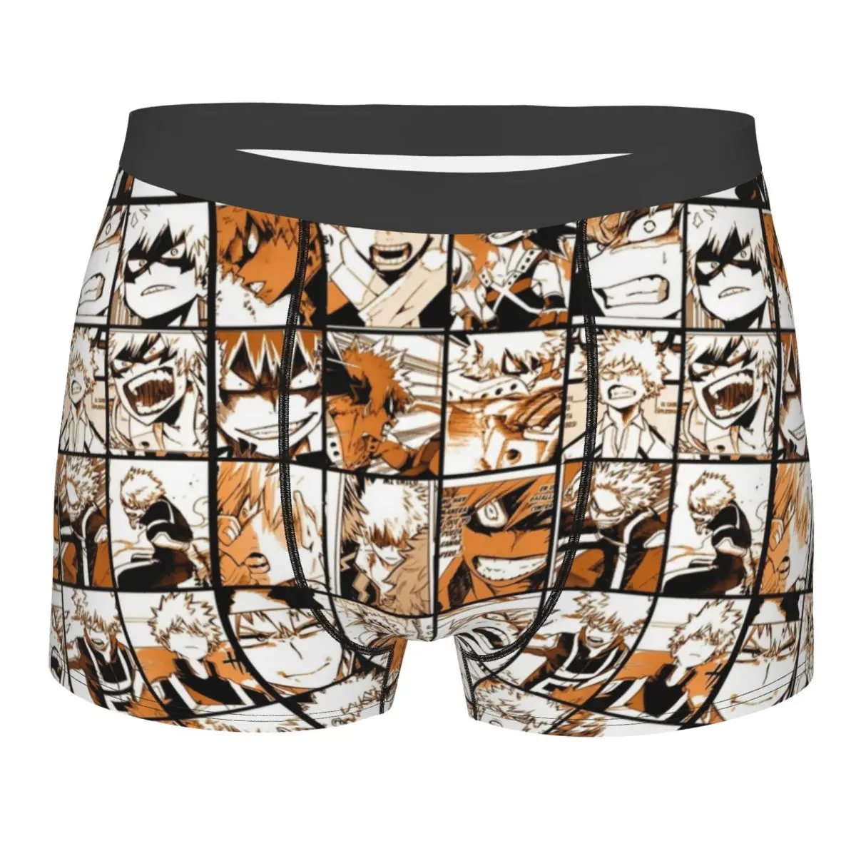 

Humor Boxer Bakugo Katsuki Boku No My Hero Academia Short Panties Briefs Men Underwear Anime Soft Underpants for Homme Plus Size
