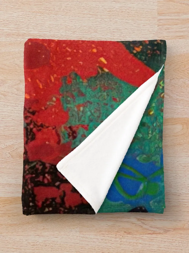 John Hoyland - Blood Feud 28 8 07–2007 Плед Роскошные утолщенные идеи подарков на День святого