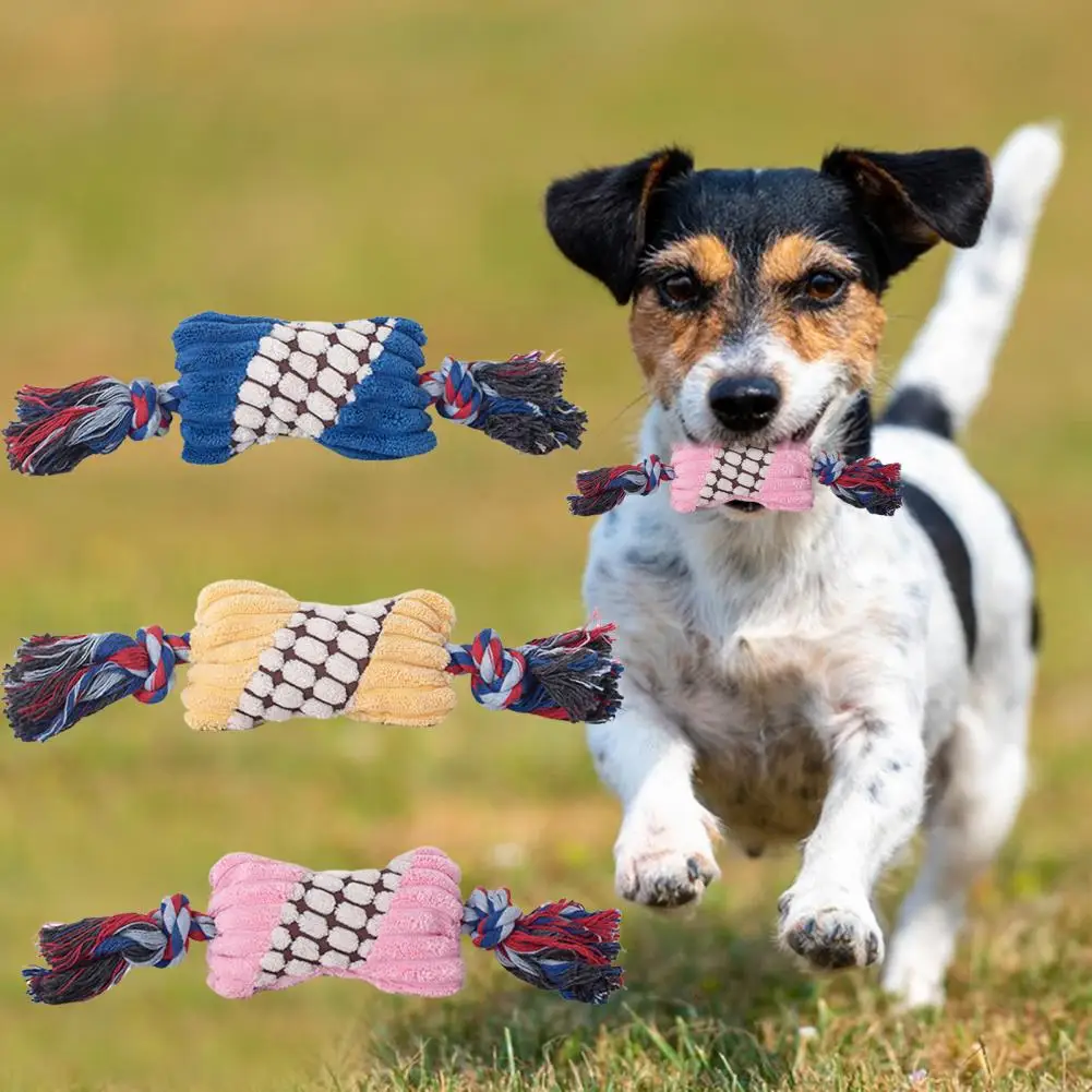 

Dog Teething Toy Pet Plush Toy Puppy Dog Teeth Grinding Toy