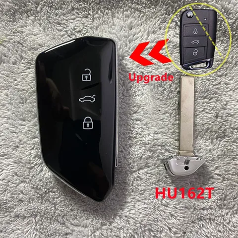 Обновленный корпус автомобильного ключа для VW для Volkswagen Golf MK8 Polo Tuguan для Skoda Superb Octavia SEAT MQB Flip Upgrade Card HU66 HU162T