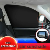magnetic car sun curtain anti uv sunshade car foldable side window sun protection mosquito net interior parts accessories