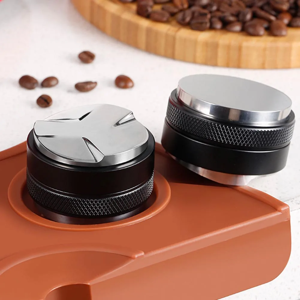

Coffee Distributor Tamper Adjustable Depth Professional Espresso Hand Tampers Make Latte Cappuccino Mocha Coffee Tampers Tool