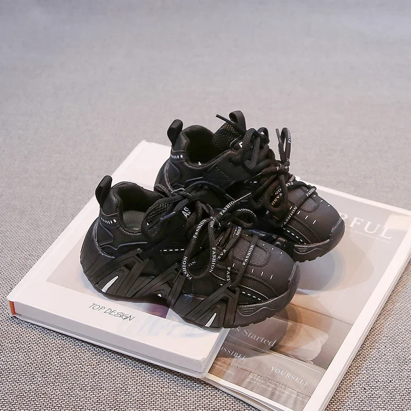 Весенне-осенние детские кроссовки для мальчиков универсальная повседневная