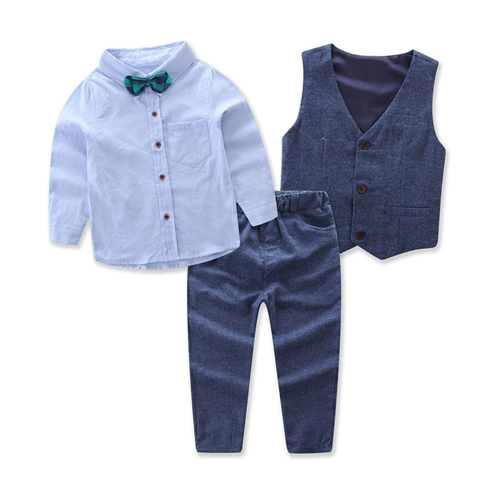 

Spring and Autumn Boys Set Boy Trio Kids Wholesale Barrels Korean Kit 3Pcs/set