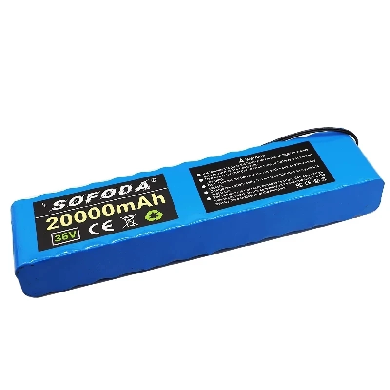 Аккумулятор для электровелосипеда 36 В 20 Ач литий-ионный аккумулятор 18650 500 Вт