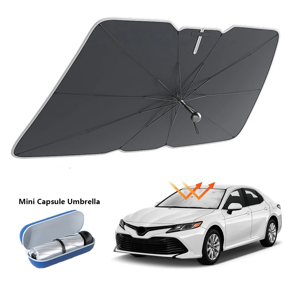 

Car Sunshade Foldable Windshield Umbrella Sun Shade Curtain Mini Portable Auto Front Window Parasol Sun Protector Accessories