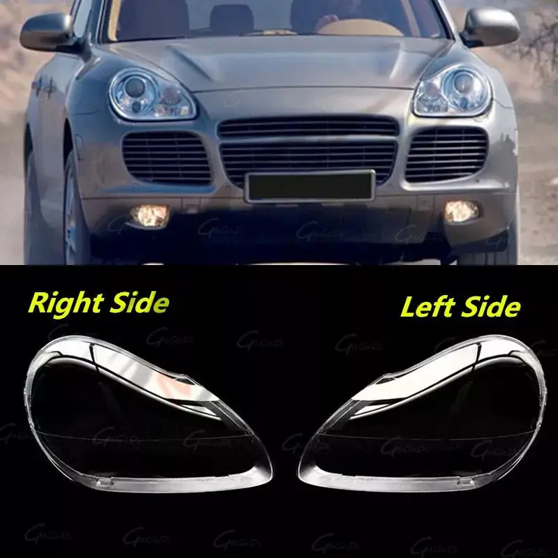 

Для Porsche Cayenne 2003-2006 сменный абажур автомобильной фары прозрачные линзы передняя крышка фары корпус фары