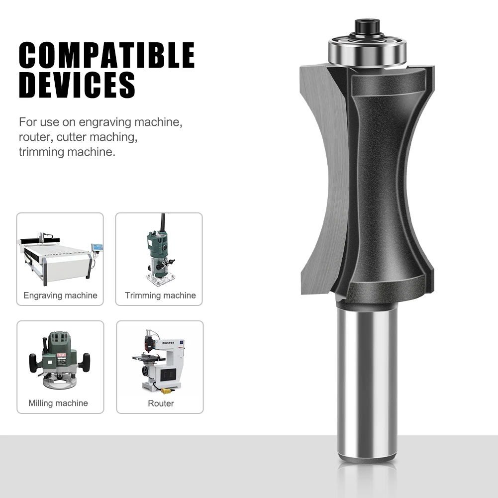 12 мм хвостовик 1/2 'Хвостовик подшипник с плоским дном Резьбовая машина