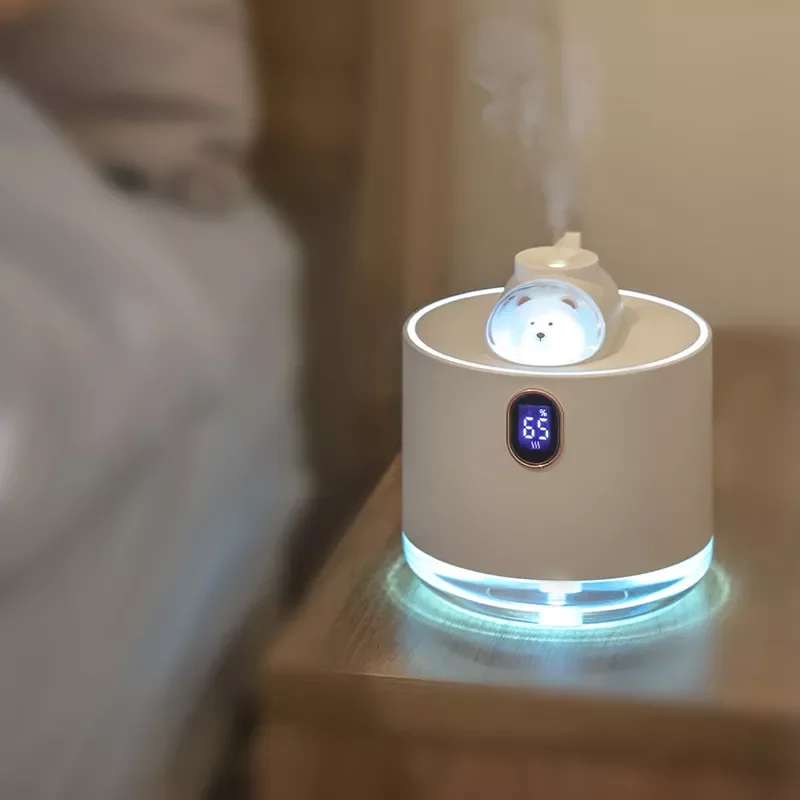 

500ML Cute Pet Air Humidifier USB Wireless Cool Mist Maker Atomizer with LED Lamp Ultrasonic Aromatherapy Diffuser