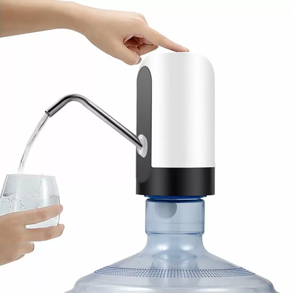 

Электрический диспенсер для воды, портативная бутылка для питьевой воды, умный беспроводной насос, устройство для очистки воды светильник ...