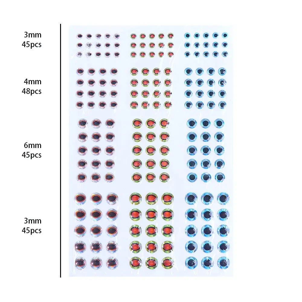 183 шт. искусственные рыболовные приманки глаза рыбы