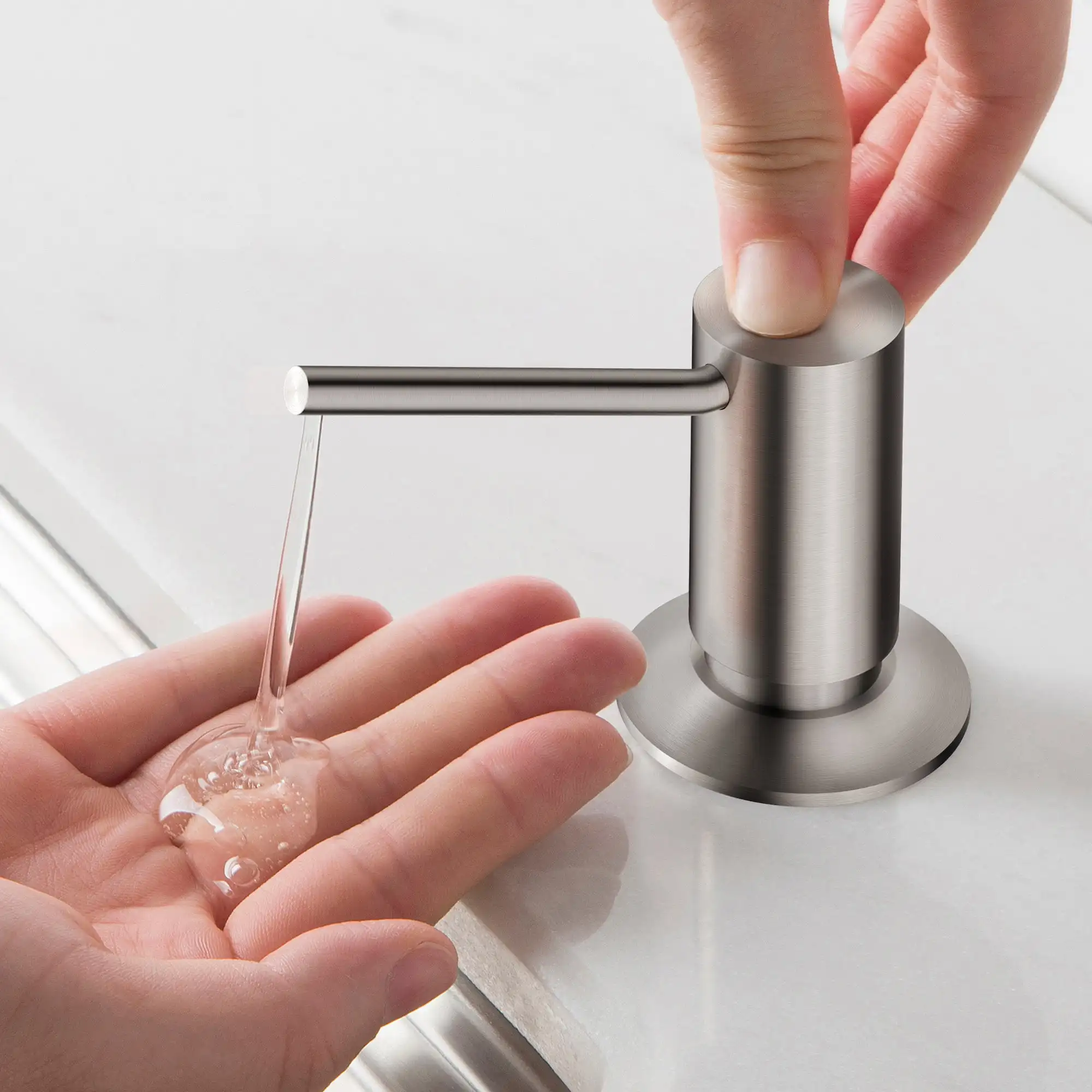 

KRAUSKitchen Soap and Lotion Dispenser in Free Stainless Steel