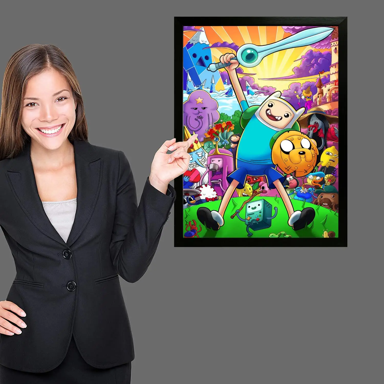 Печать на холсте &quotВремя приключений&quot современная семья