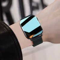 women smart watch 1 8 wireless charging stainless steel watches full touch fitness tracker bluetooth calling sports smartwatch