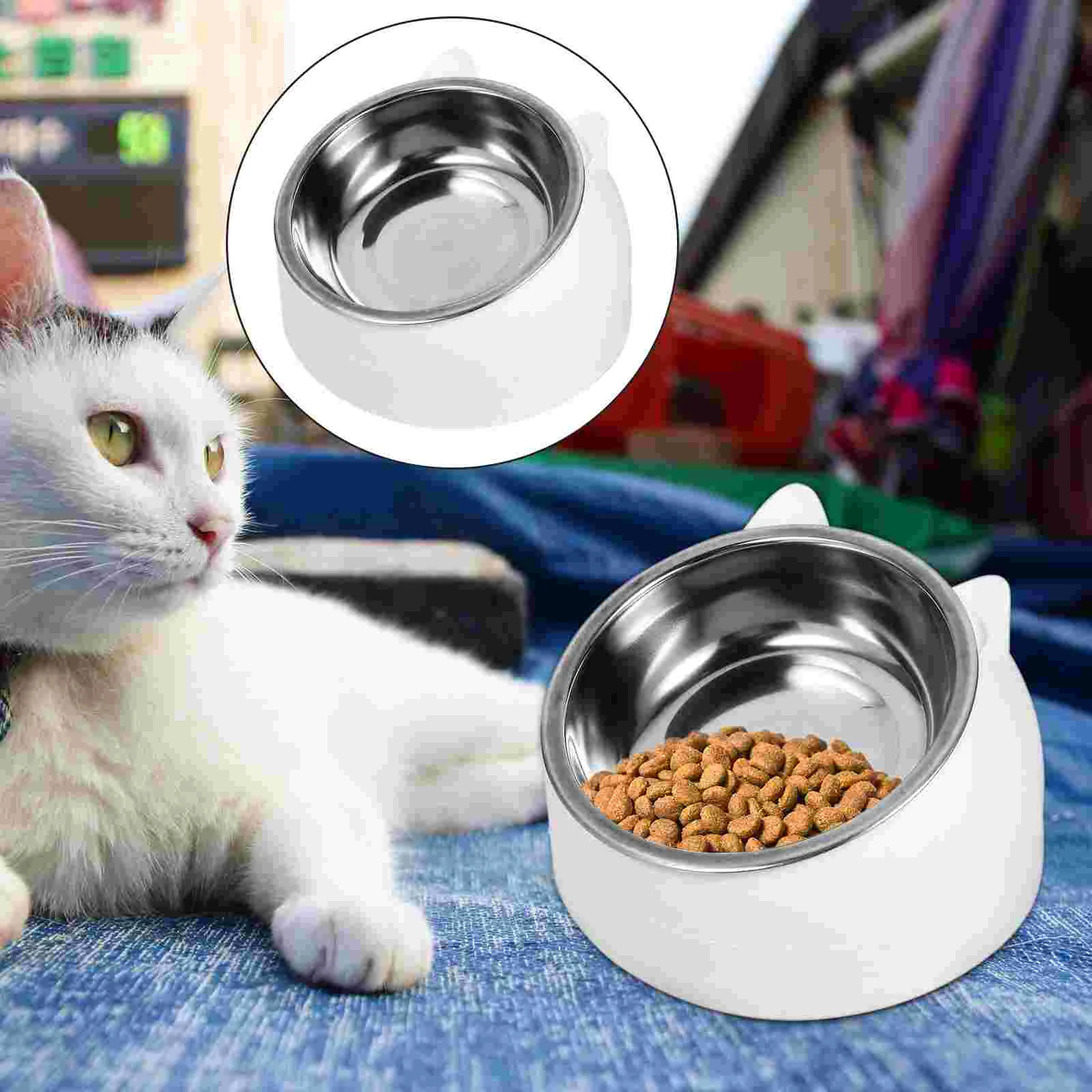 

1 Set Kitten Stilt Cat Neck Protection Bowl Bowl